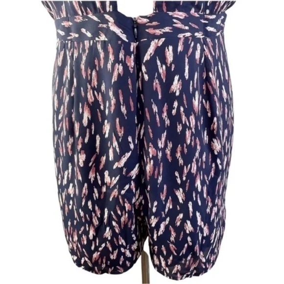 NWT Collective Concepts Navy Printed Romper Size XL - Picture 11 of 12